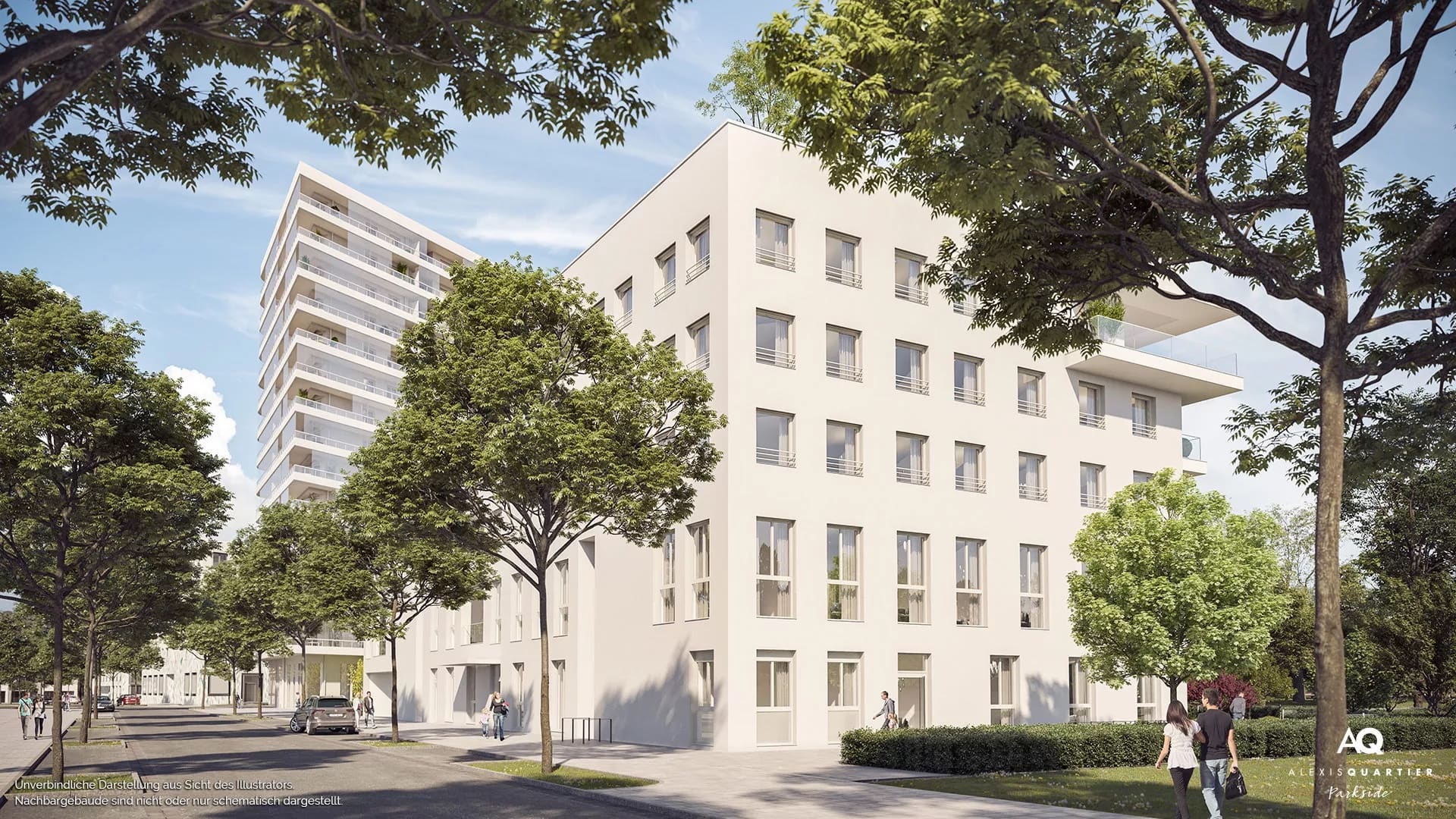 Aussenvisualisierung Projekt Alexis Quartier 2