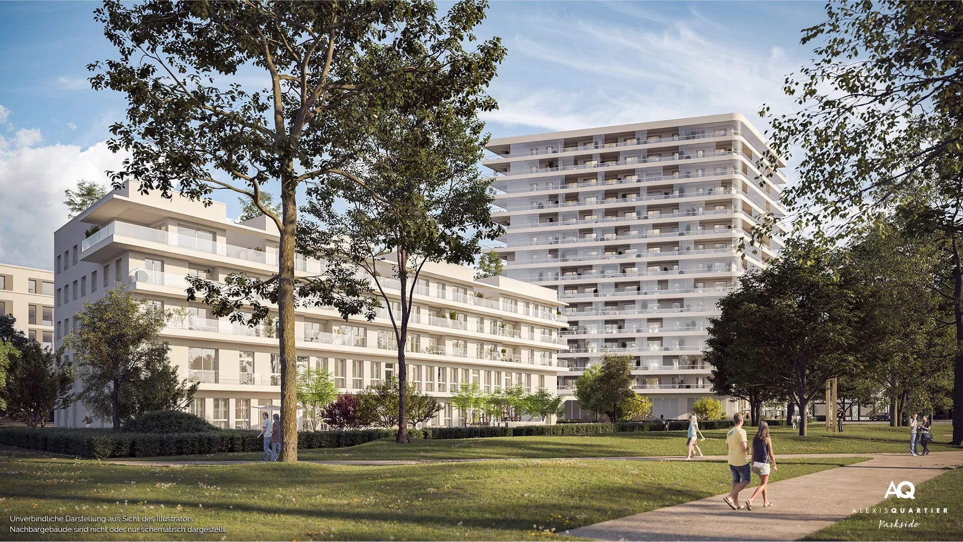 Aussenvisualisierung Projekt Alexis Quartier 2