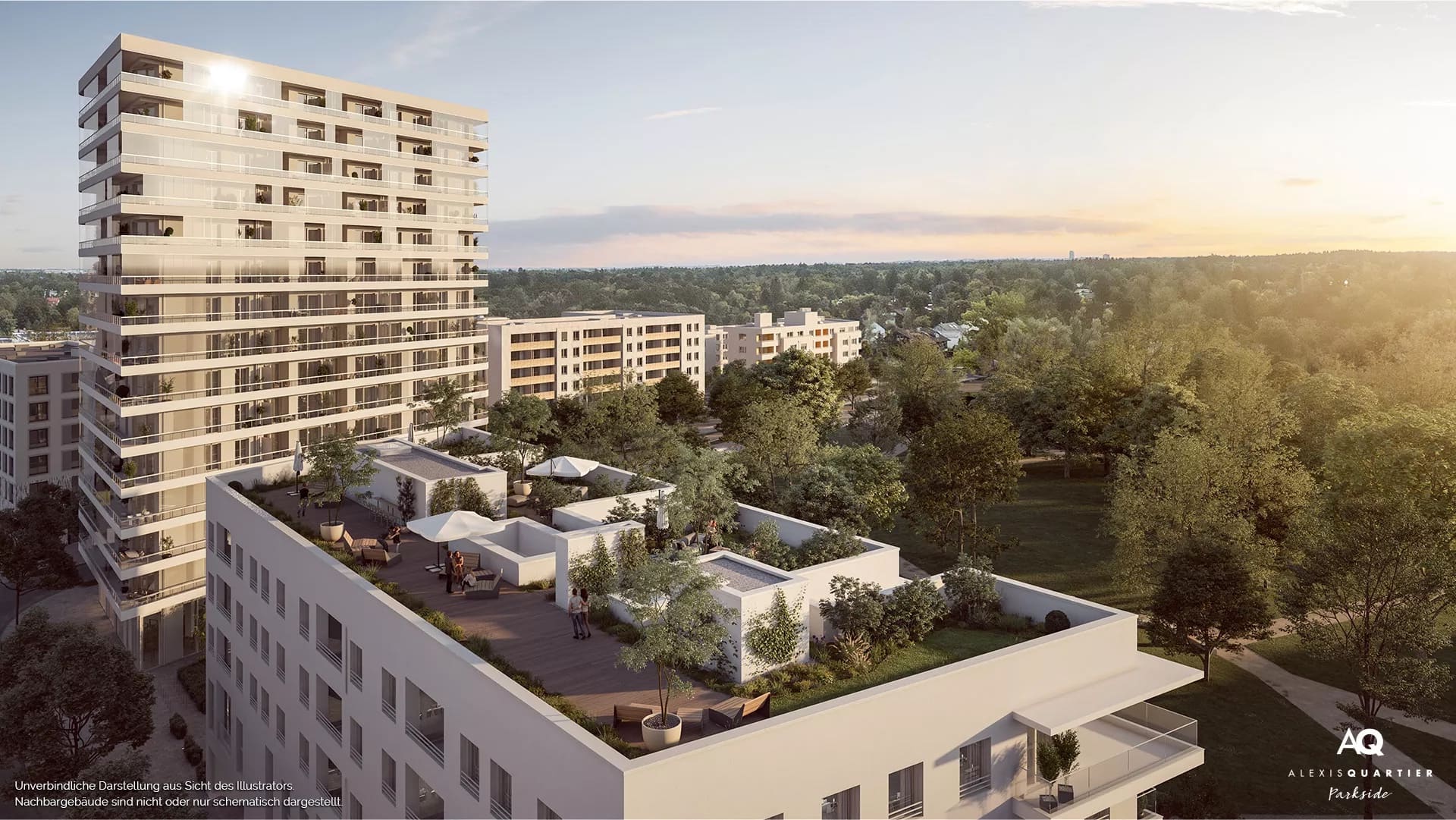Aussenvisualisierung Projekt Alexis Quartier 3