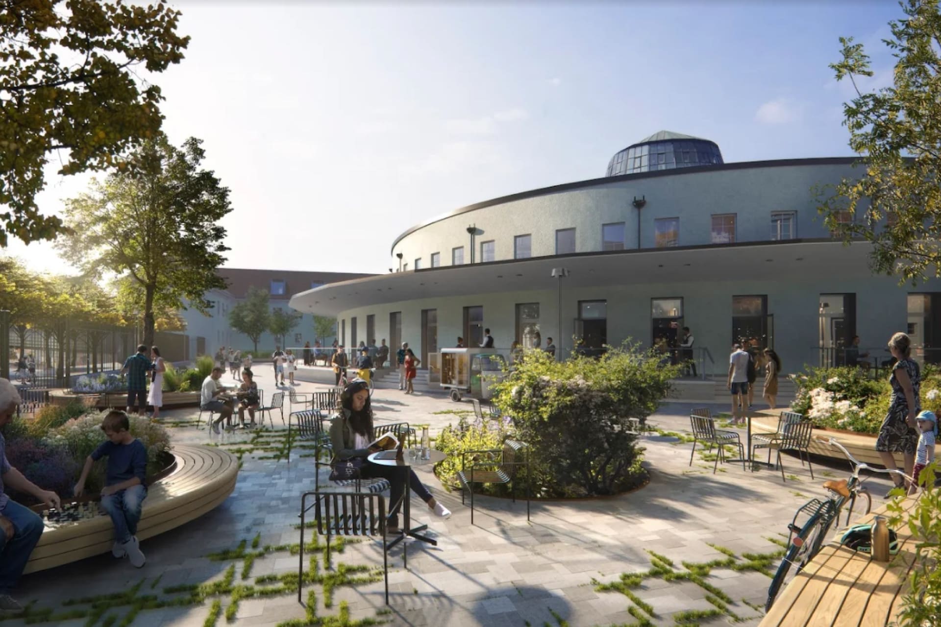 Aussenvisualisierung Projekt Google Germany GmbH - Google Arnulfpost 1