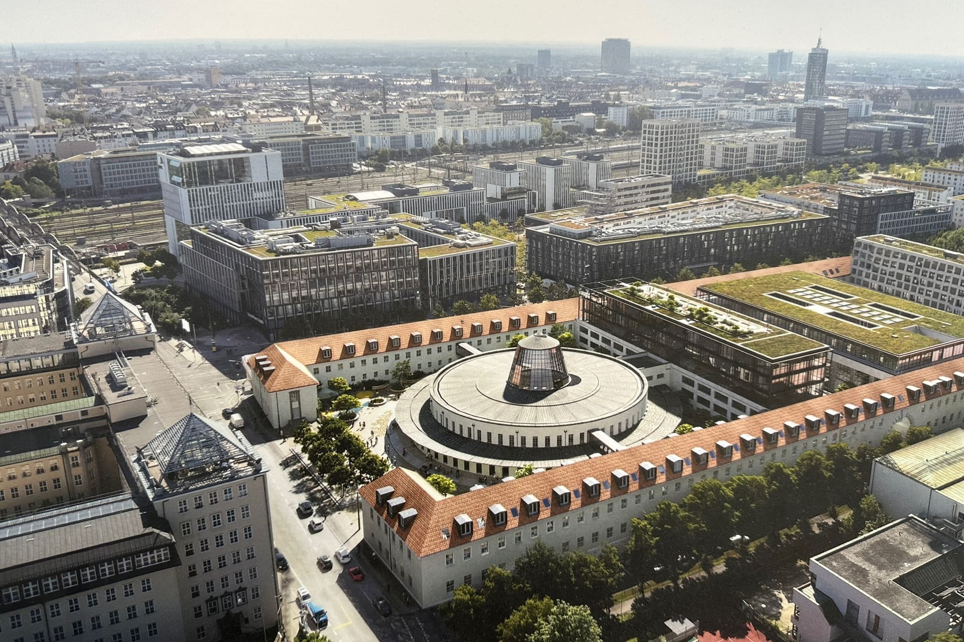 Aussenvisualisierung Projekt Google Germany GmbH - Google Arnulfpost 2