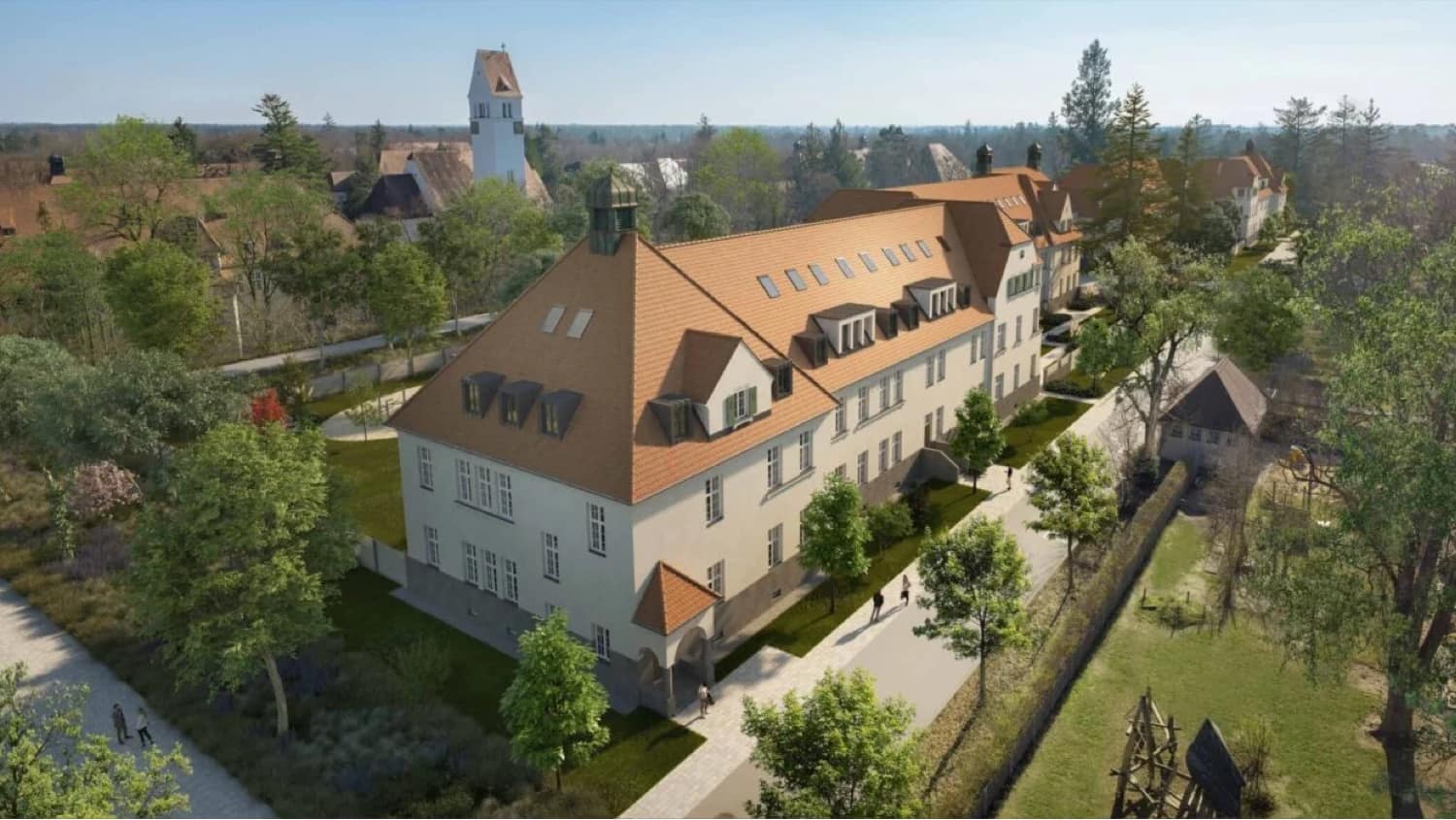 DOM Vogelperspektive Villa